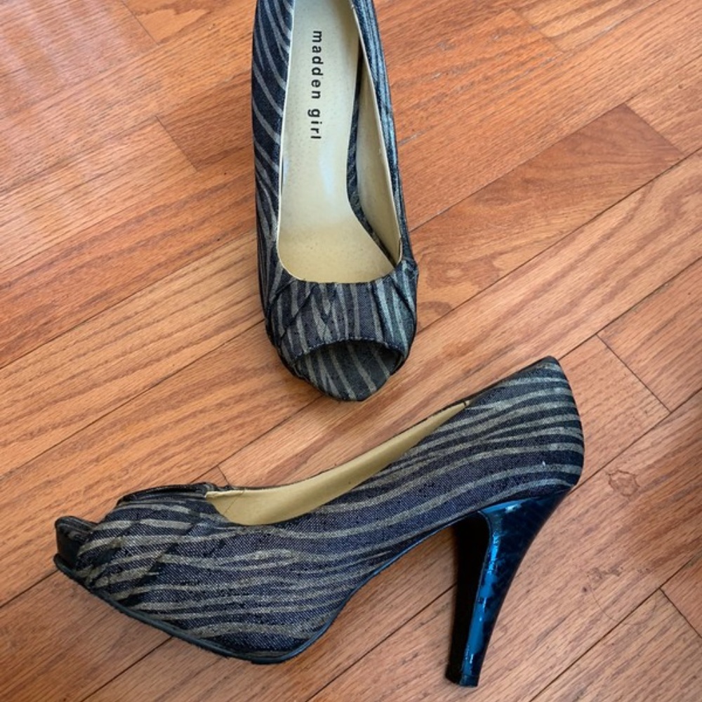 Zebra Print Heels